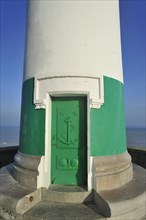 Lighthouse in the Le Treport harbour