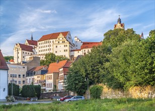 Colditz Castle above the old town