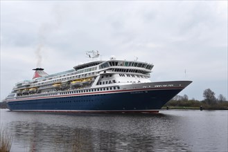 Cruise ship Balmoral in the Kiel Canal