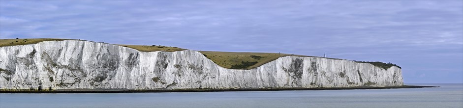 The white cliffs of Dover and the South Foreland Lighthouse