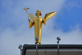 Sculpture Golden Angel by Fritz Bartsch-Hofer 1956
