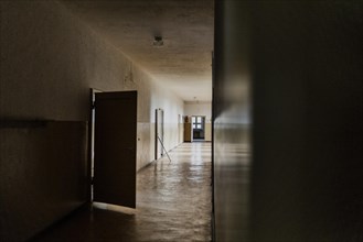 An abandoned school corridor of the old primary school in Trinwillershagen
