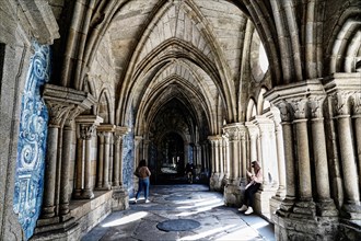 Cloister of Da Se Cathedral with Azulejo Tiles