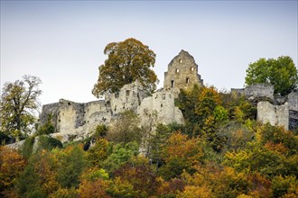 Hohenurach Castle Ruin in Autumn