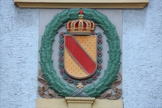 Baden coat of arms on the district court