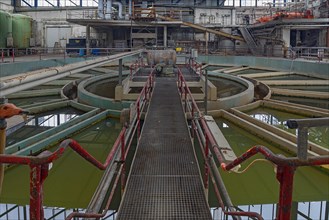 Water purification plant of a former paper factory