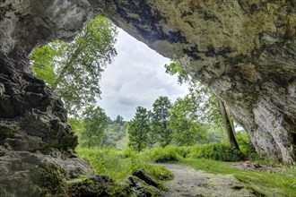 Hohlenstein-Stadel cave in the Swabian Alb
