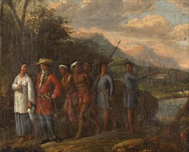 Dutch Merchant with Slaves
