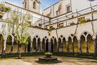 Saint Francis cloister terrace in Sorrento