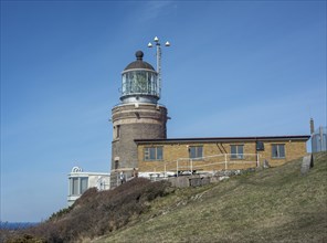 The Kullen Lighthouse by the mouth of Oeresund at Kullaberg