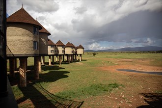 The famous Salt Lick Safari Lodge in the Taita Hills