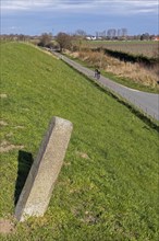 Boundary stone between Haselau and Moorrege