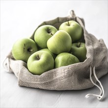 Old sack of apples