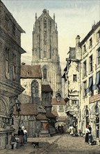 The Imperial Cathedral in Frankfurt am Main c. 1820