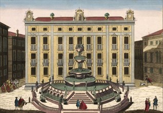 View of the Palazzo Senatorio in Palermo c. 1799