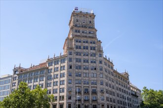 Generali Insurance building on Gran Via de les Corts Catalanes