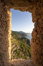 View from embrasure at Torre des Verger