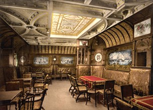 The Smoking Rooms in the Ship of Kaiser Wilhelm the Great