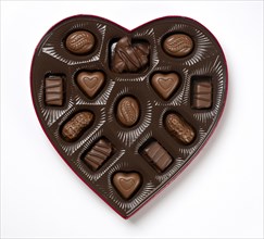 Valentine heart chocolate box no cover