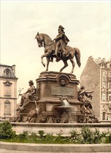 The Kaiser Wilhelm Monument in Cologne on the Rhine