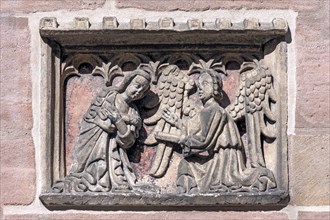 Angel relief on the Lorenzkirche