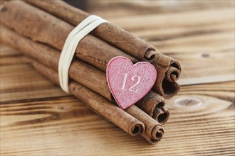 Cinnamon Sticks with Heart