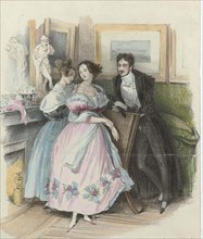 Fashion in Paris circa 1835