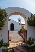 Entrance of the Hermitage of the Virgen de los Reyes in El Hierro