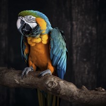 Blue-breasted Macaw
