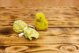 Fabric Chick with Fabric Easter Egg