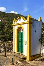 Small chapel in the streets of the historic city of Ouro Preto used in one of the stages of the procession representing the passion of Christ