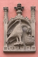 Relief of an eagle with nest