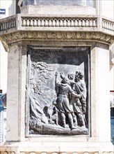 Relief panel on the Leopold's Fountain