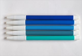 Blue felt tip pen