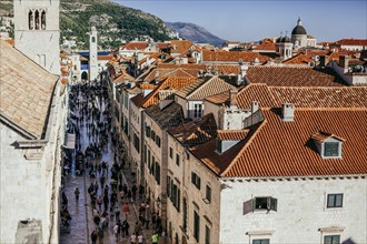 Old town of Dubrovnik in southern Croatia