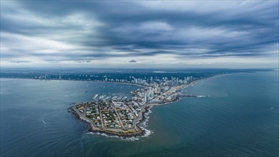 Aerial of Punta del Este