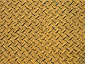 Yellow steel texture background