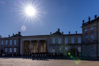 Change of the Royal Bodyguard in front of Rosenborg Castle