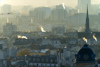 View of the rooftops of Paris from Montmartre