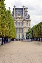 Jardin des Tuileries and the sculpture Les Fils de Cain in Paris
