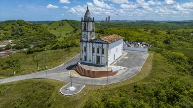 Aerial of Bom Jesus dos Navegantes church