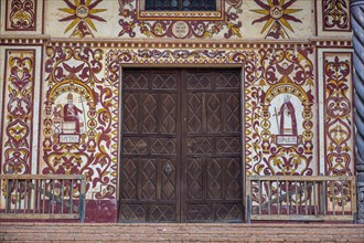 Painted front of the San Miguel de Velasco mission