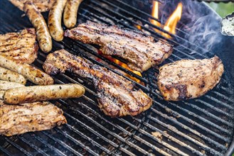 Barbecue in the garden