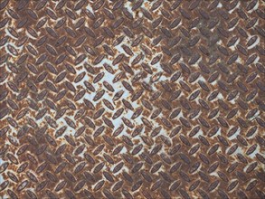 Brown rusted steel texture background