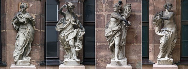 Statues of the four seasons