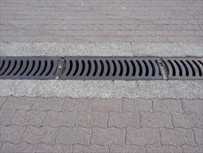 Drain manhole detail