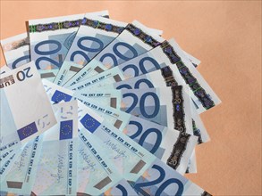 Twenty Euro notes