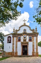 Small baroque church in the historic town of Tiradentes in Minas Gerais