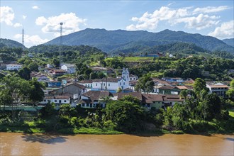 Iguape river flowing through Iporanga
