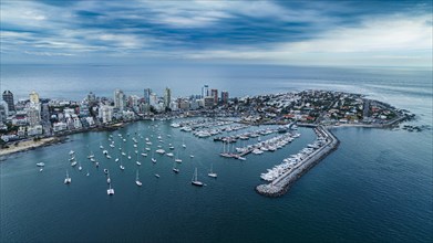 Aerial of Punta del Este